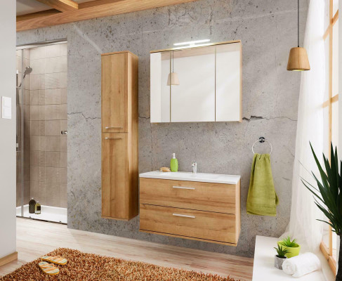 Meubles de salle de bains design Ensemble de décoration de bain Ensemble de meuble de salle de bain Armoire Lavabo
