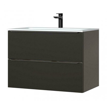 Lavabo de luxe Meuble de base pour lavabo Vasque d'armoire pour lavabo de salle de bain de 80 cm.