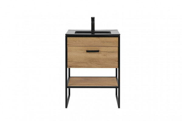Ensemble de meubles de salle de bain 60cm Lavabo avec meuble sous-lavabo Style loft