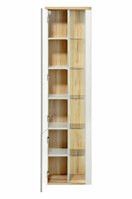 Meuble de salle de bain Armoire de toilette Armoire de toilette haute Étagère Meubles de salle de bain Étagères Salle de bain