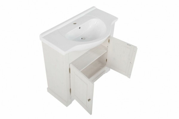 Lavabo de maison de campagne de qualité luxueuse lavabo bassin avec meuble sous-vasque 85x35x81