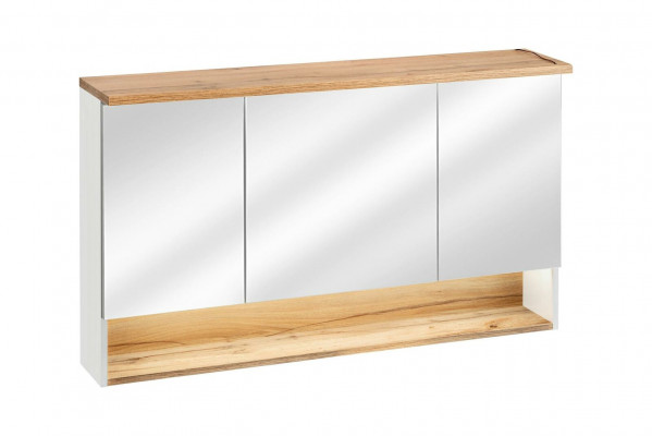 Armoire à glace Armoire murale Armoire de salle de bains avec miroir 120 cm LED