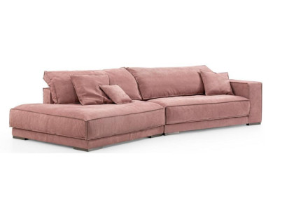 Canapé rose de grande taille xxl, canapé en tissu, canapé de salon 3 places