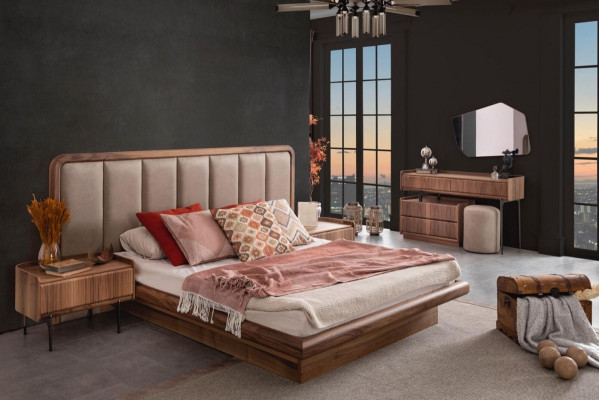 Tables de chevet luxueuses en bois Meubles de chambre à coucher Tables de rangement Ameublement