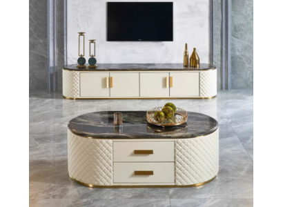 Table basse Salon Design Meuble Table Basse de Luxe en Bois Moderne