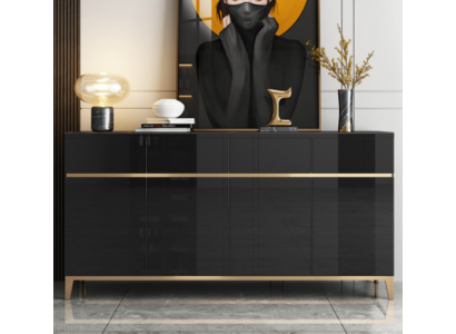 Bahut Armoire de luxe Étagère en bois Bahut Salon Moderne Designer