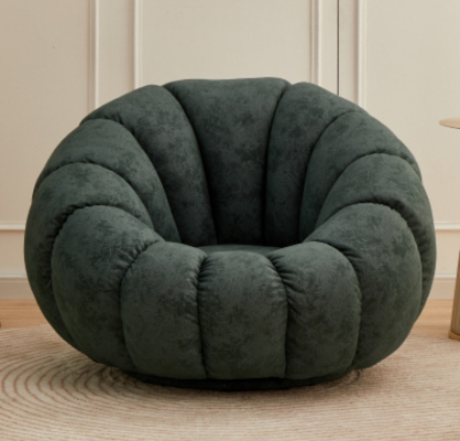 Fauteuil 1 place Textile Salon Fauteuil de luxe Design Gris Moderne neuf