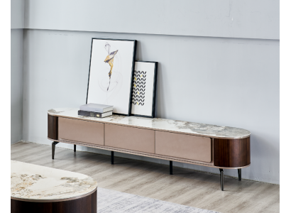 Buffet TV Armoire Bas en bois Moderne Support de salon Nouveau meuble télévision