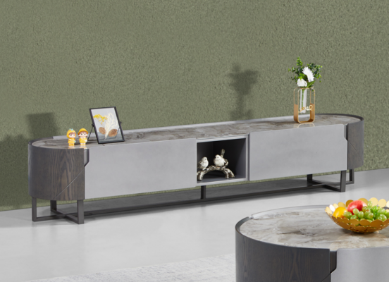 Meuble TV bas Armoire Étagère de salon de luxe Commode Design Buffet