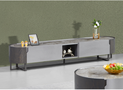 Meuble TV bas Armoire Étagère de salon de luxe Commode Design Buffet