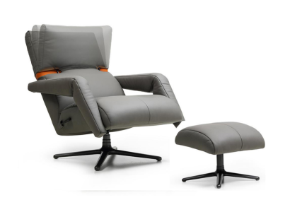 Fauteuil Club de luxe Lounge Relax en similicuir Mobilier Salon Chambre à coucher