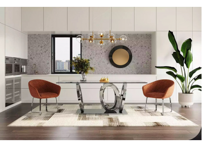 Table Salle à manger Table à manger royale Table à manger classique Tables r Nouvelle table de luxe