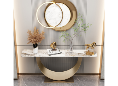 Consoles Table basse Salon Design moderne Meubles Bois Or Nouveau