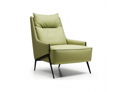 Salon Fauteuil 1 Siège Canapé Rembourrage Luxe Textile Design Mobilier en Bois