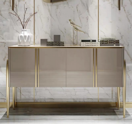 Meuble design Buffet Commode Armoire Étagère Bois Luxueux Commodes Buffet