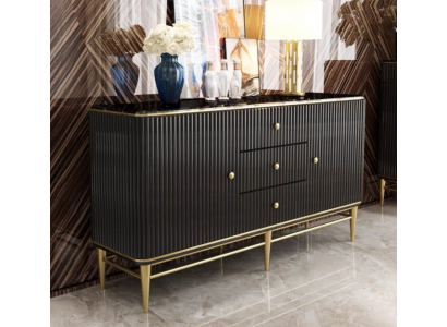 Meubles Salon Commodes Buffet de Luxe en Bois Armoire Designer Nouvelle