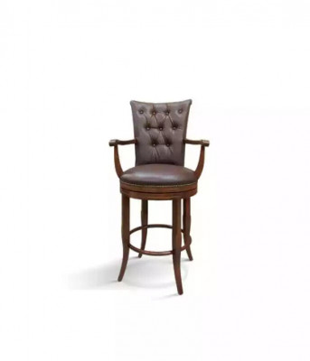 Tabourets Bar Chaises Chaise Designer Chaise en bois Chaise de salle à manger Tabouret Marron