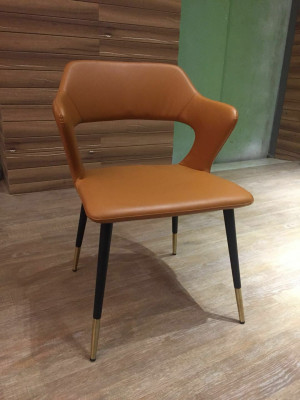 Fauteuil design en métal rembourré Lounge Club Chaise Siège Détente Luxe Salle d'attente nouveau