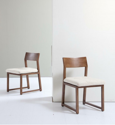 Chaise de fauteuil design Lehn Chaises Rembourrage Salle à manger Salon Meubles de club Cuisine Salon