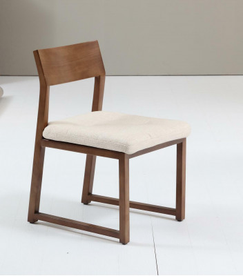 Chaise de fauteuil design Lehn Chaises Rembourrage Salle à manger Salon Meubles de club Cuisine Salon