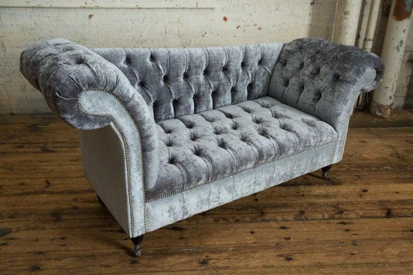 Conception Chesterfield Tissu Canapé Chaise Longue Rembourrage nouveaux Canapés Chaise Longues