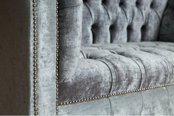Conception Chesterfield Tissu Canapé Chaise Longue Rembourrage nouveaux Canapés Chaise Longues