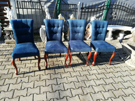 Salle à manger 4x ensemble de chaises Chaises Suite Rembourrage Lehn Salon Bois