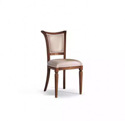Chaise de salle à manger Chaise Fauteuil Siège Salle à manger Bois Classique Luxe Gris