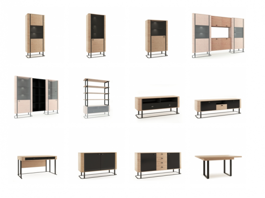 Chaises luxueuses rembourrées en design, sièges de bureau en bois pour salle à manger.