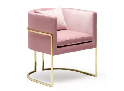Fauteuil Métallique Design Rembourrage Salon Club Fauteuil Siège Détente Luxe Salle d'Attente Nouveau
