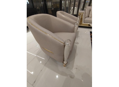Fauteuil Rembourrage Seater Design Fauteuil Canapé Détente Tissu Design Moderne Nouveau Fauteuil