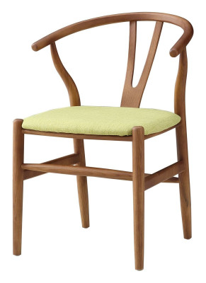 Chaise 1x Chaises de salle à manger Fauteuil Club Fauteuil Rembourré Fauteuil Designer Bois Salon Italie