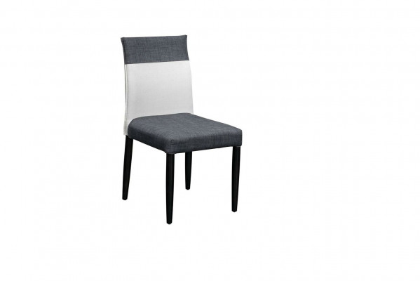 Chaise 1x Salle à manger Chaise rembourrée Fauteuil TV Salon Cuir Textile Siège Club