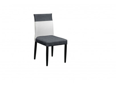 Chaise 1x Salle à manger Chaise rembourrée Fauteuil TV Salon Cuir Textile Siège Club