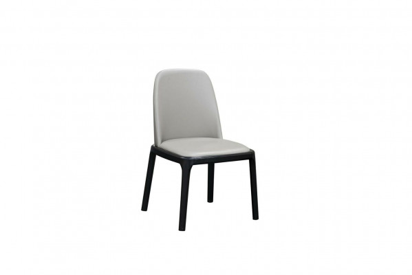 Chaise 1x Chaise Rembourrée Salle à Manger Fauteuil Lounge Club Textile Cuir TV Tissu