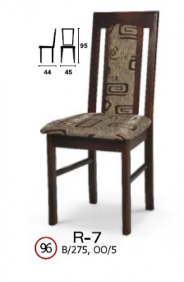 Chaise en bois massif R7