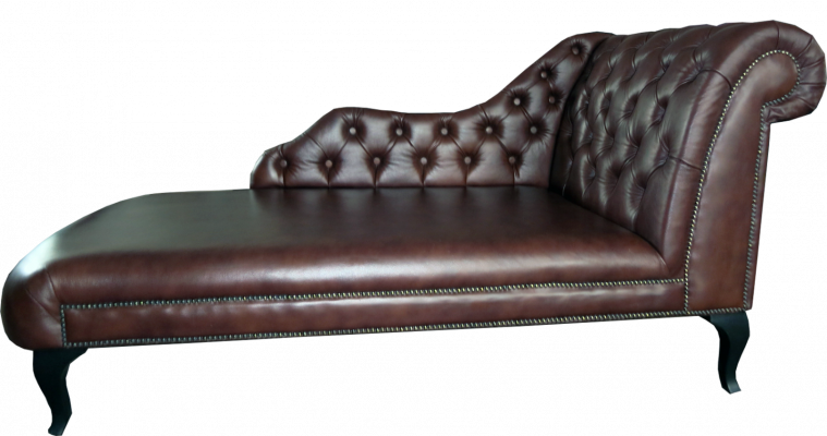 Chaise longue inclinable Chesterfield Rembourrage Fauteuils en cuir Canapé relax Chaise longue