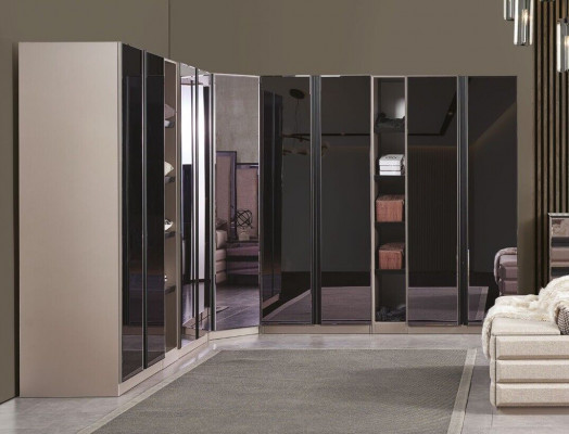 Configurer des armoires de dressing Armoire de chambre Meubles de grenier Armoire d'angle