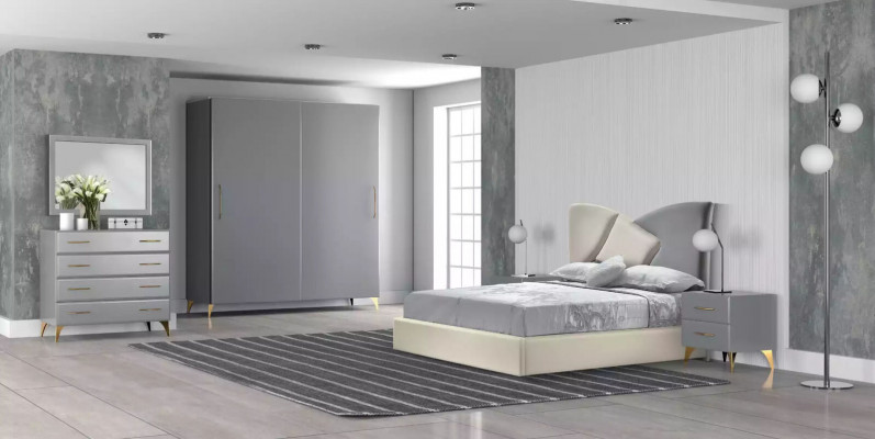 Lit Lit double Chambre Mobilier Lits Style italien Ameublement