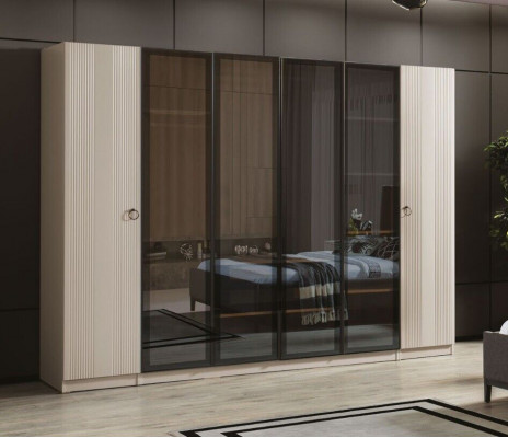 Armoire de luxe Style moderne Chambre Mobilier en bois Armoires Armoire