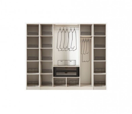 Armoire de luxe Style moderne Chambre Mobilier en bois Armoires Armoire