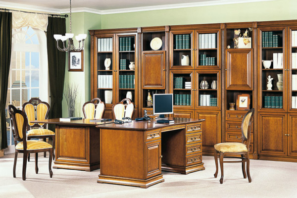 Étagère à livres classique Commode Commode Armoire Buffet Armoire latérale