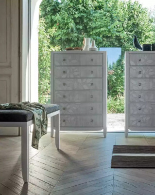 Commode Design Style Moderne Salon Commode Elégant Buffet de 130 cm