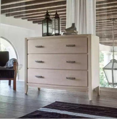 Commode Salon Design beige style Moderne Commodes élégantes nouvelles