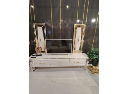 Meuble de télévision moderne Étagère Buffet Meuble TV Commode Meuble bas TV Armoire Mobilier