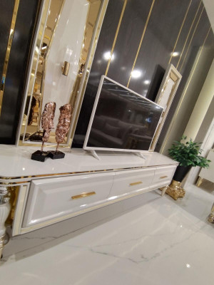 Meuble de télévision moderne Étagère Buffet Meuble TV Commode Meuble bas TV Armoire Mobilier