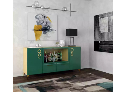 Buffet de luxe Vert console neuf Buffets modernes Coffres de séjour en bois