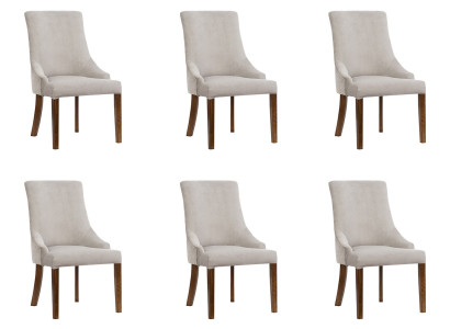 6x Ensemble de chaises rembourrées de designer, chaises complètes de suite de sièges inclinables Lounge Club neuf