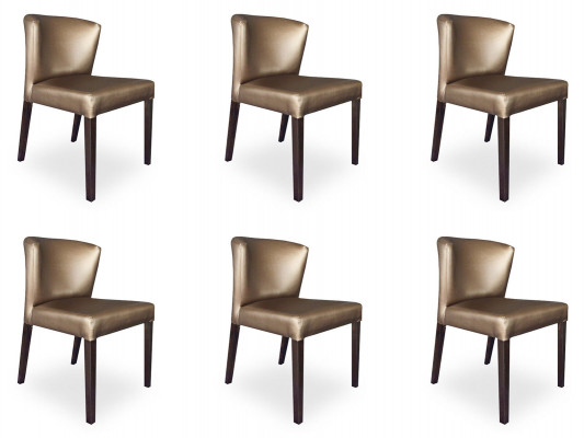 6x Chaises Chaise Rembourrage Design Lehn Suite Fauteuil Complet Ensemble Moderne
