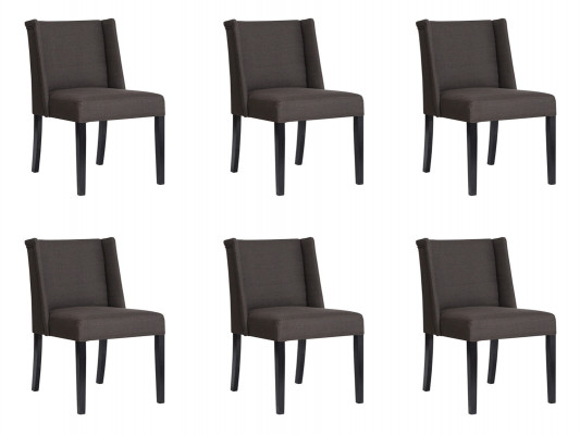6x Chaises Chaise Rembourrage Design Salon Club Siège Lehn Suite Fauteuil neuf